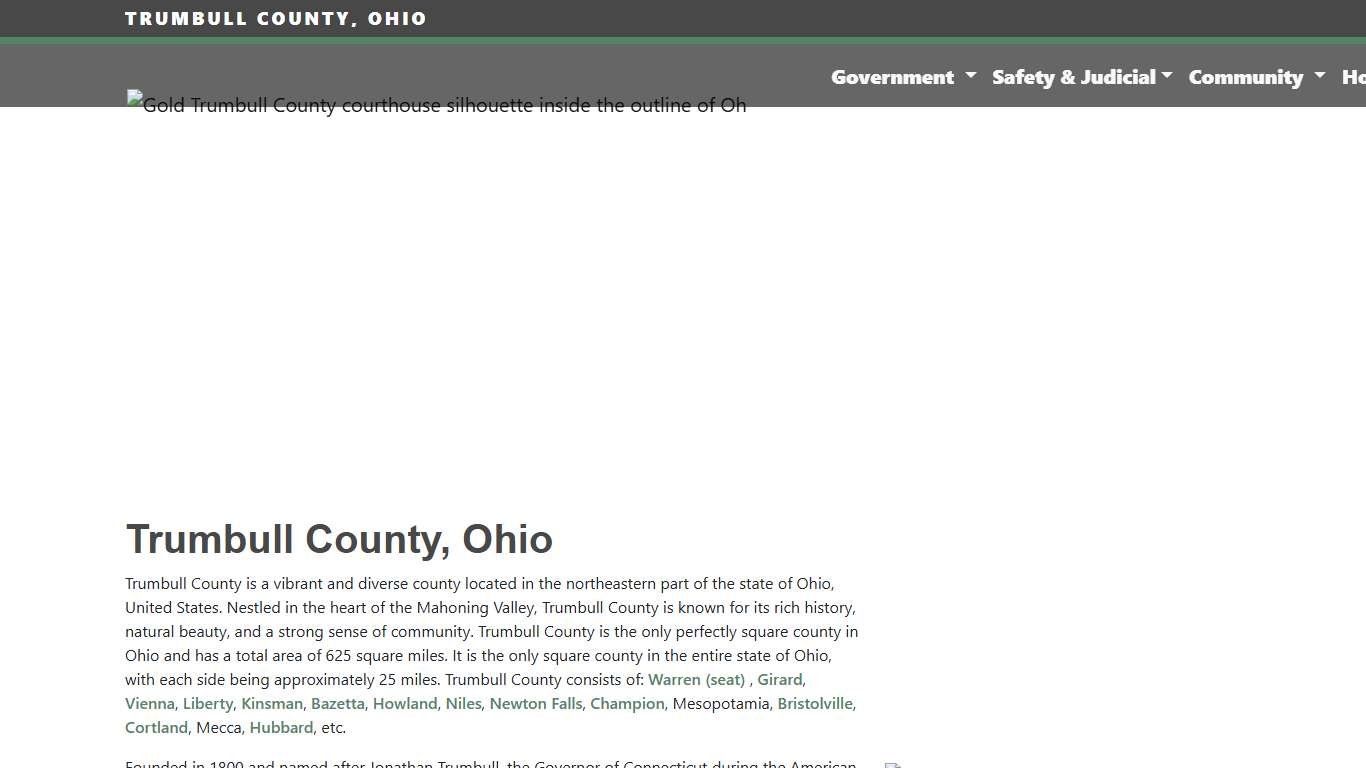 Home - Trumbull County, Ohio